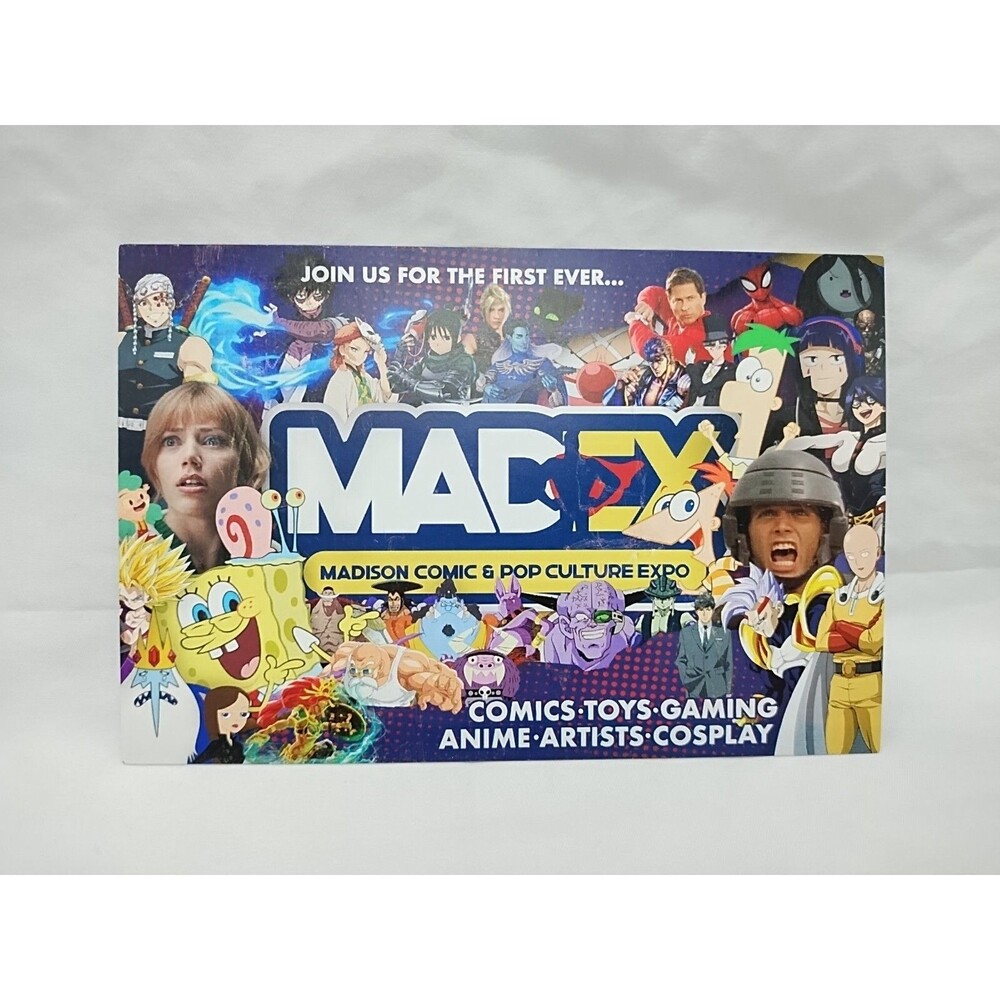 Mad EX Madison Comic And Pop Culture Expo Sept 14-15 2024 Advertising Flyer